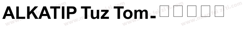 ALKATIP Tuz Tom字体转换